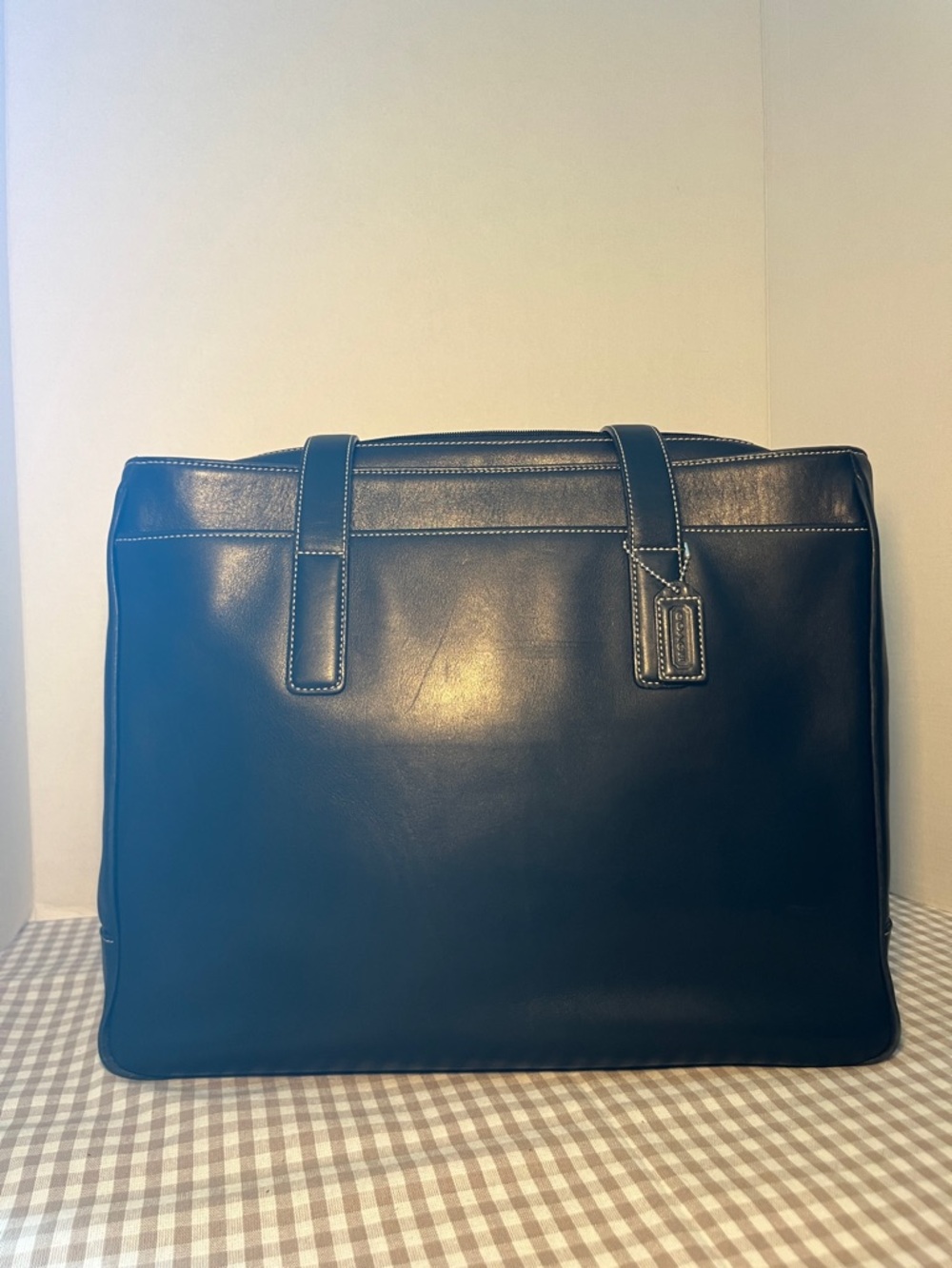 Y2K Vintage Coach Hampton Leather Tote 5209 in Excellent Condition - Picture 9 of 15